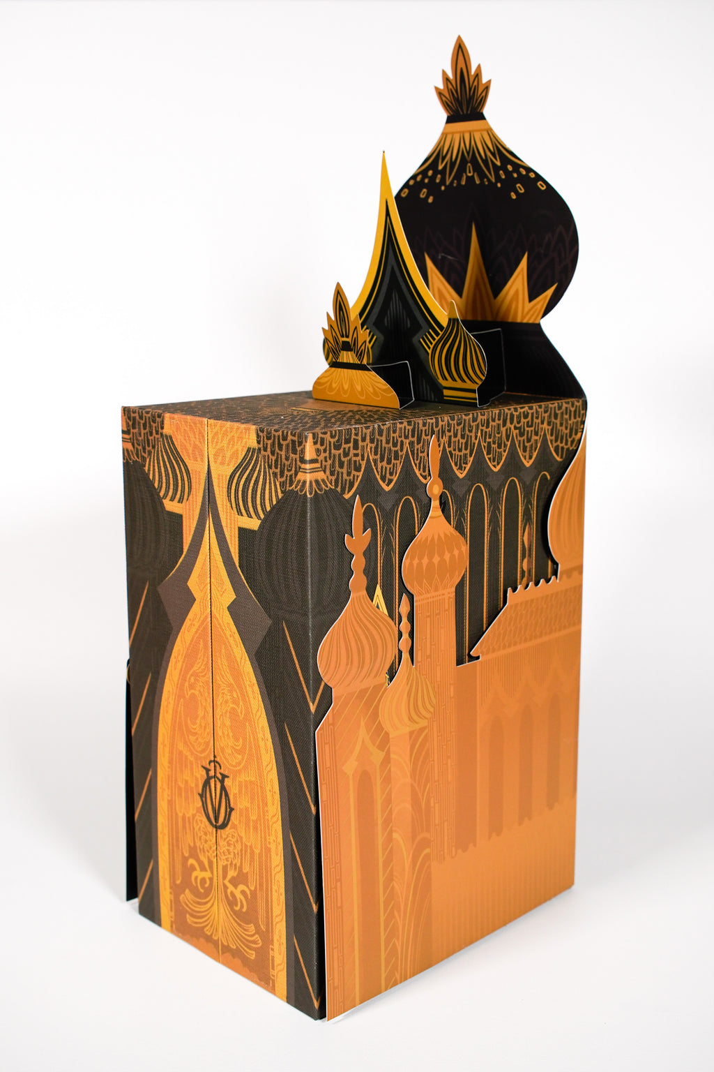 Front angle of the LitJoy Shadow and Bone custom Little Palace slipcase