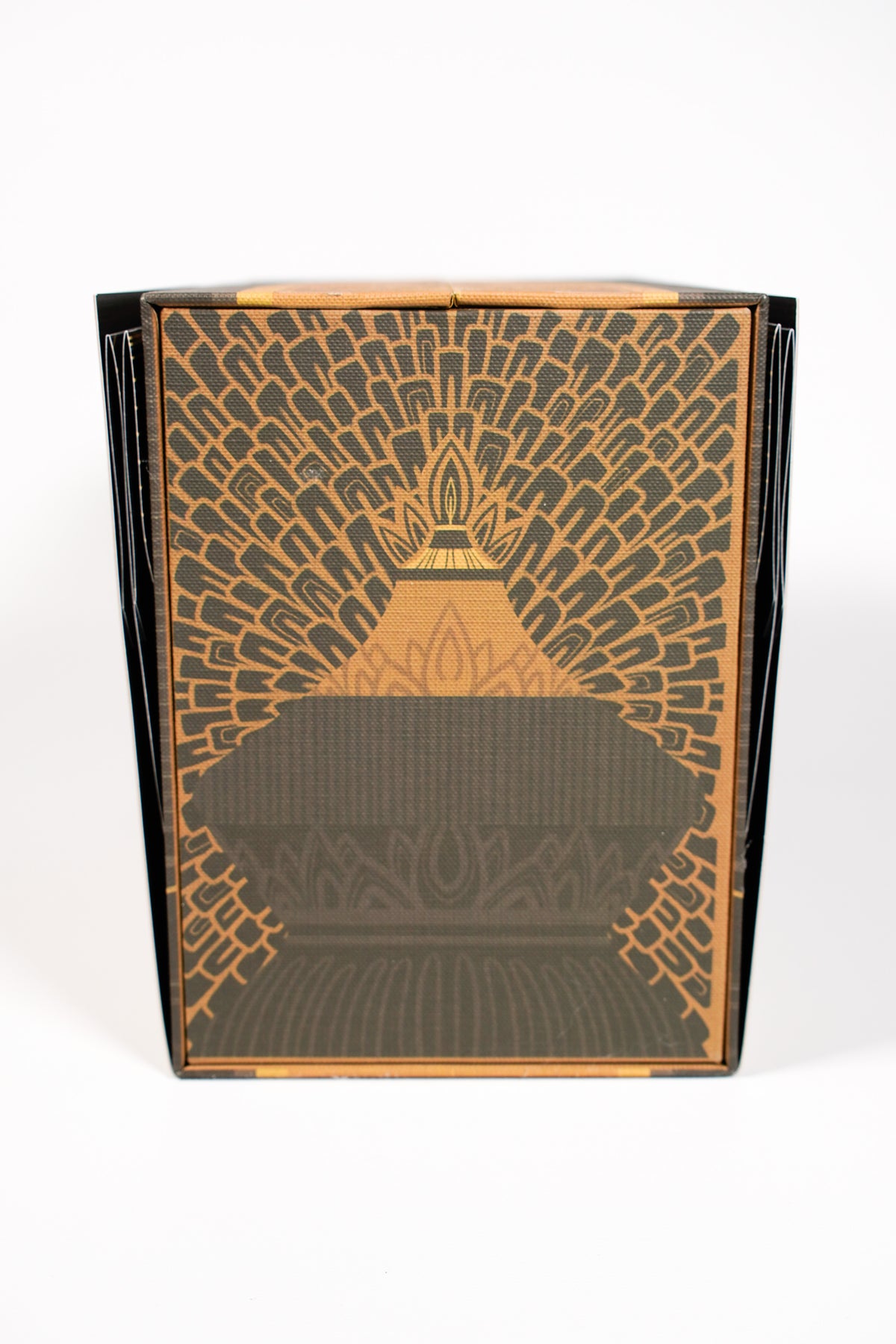 Rear artwork panel of the LitJoy Shadow and Bone custom Little Palace slipcase