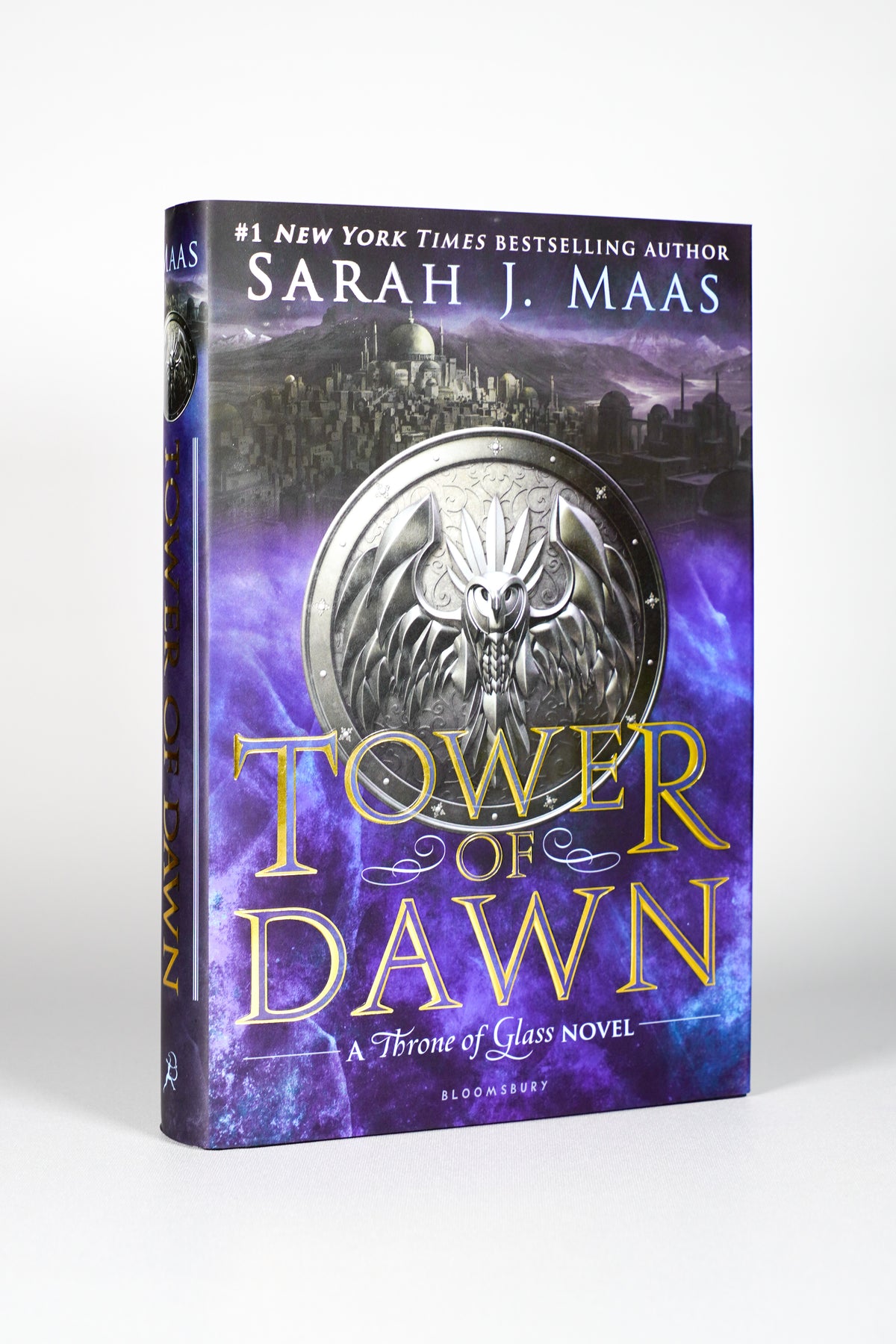 Tower of Dawn original illustrated dust-jacket front from the 2018 Throne of Glass hardcover box set