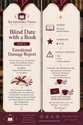 Blind Date #1 Emotional Damage Report mystery book product graphic