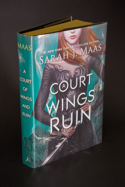 A Court of Wings and Ruin original-cover first-edition first-printing hardcover front cover