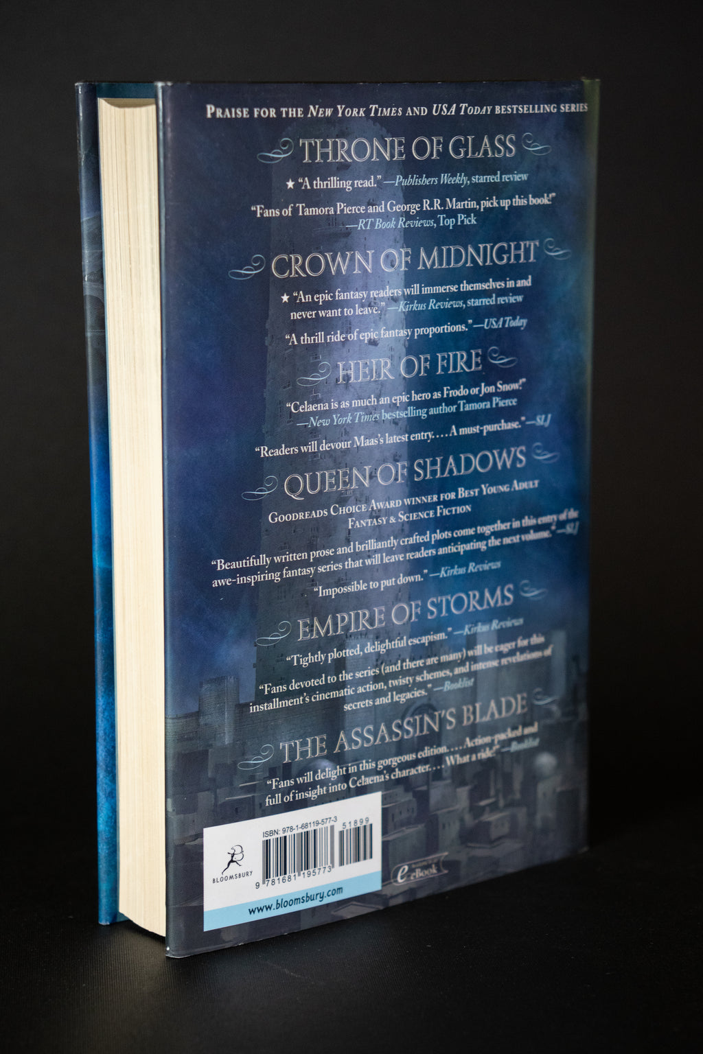Tower of Dawn original-cover first-edition first-printing hardcover back cover