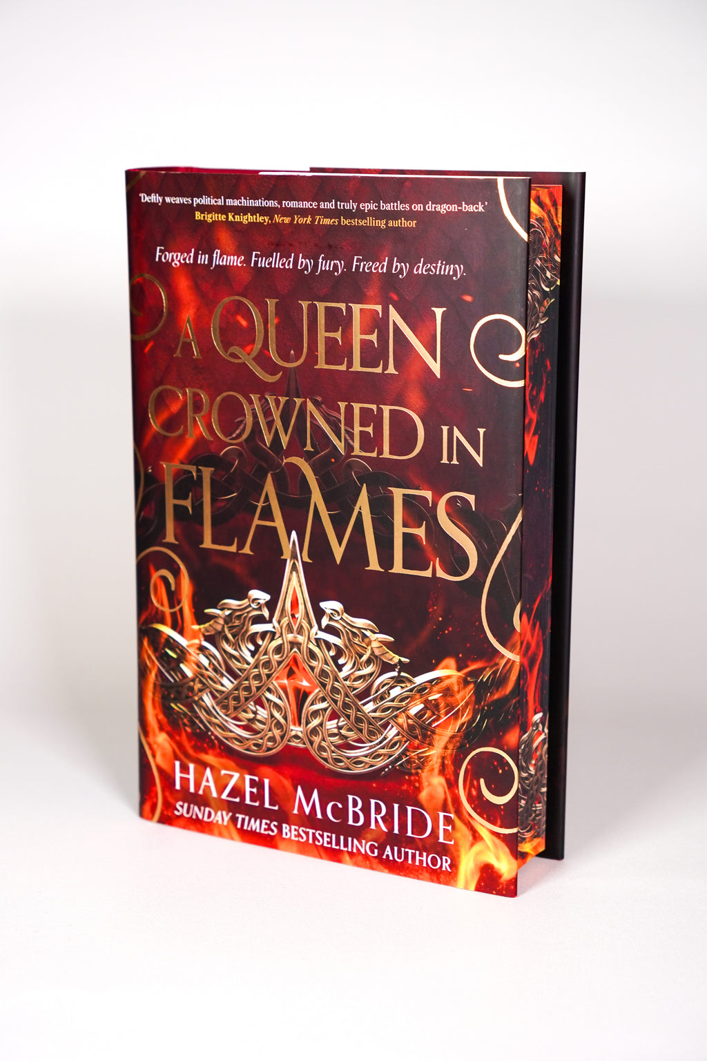 A Queen Crowned in Flames Goldsboro signed and numbered edition front cover