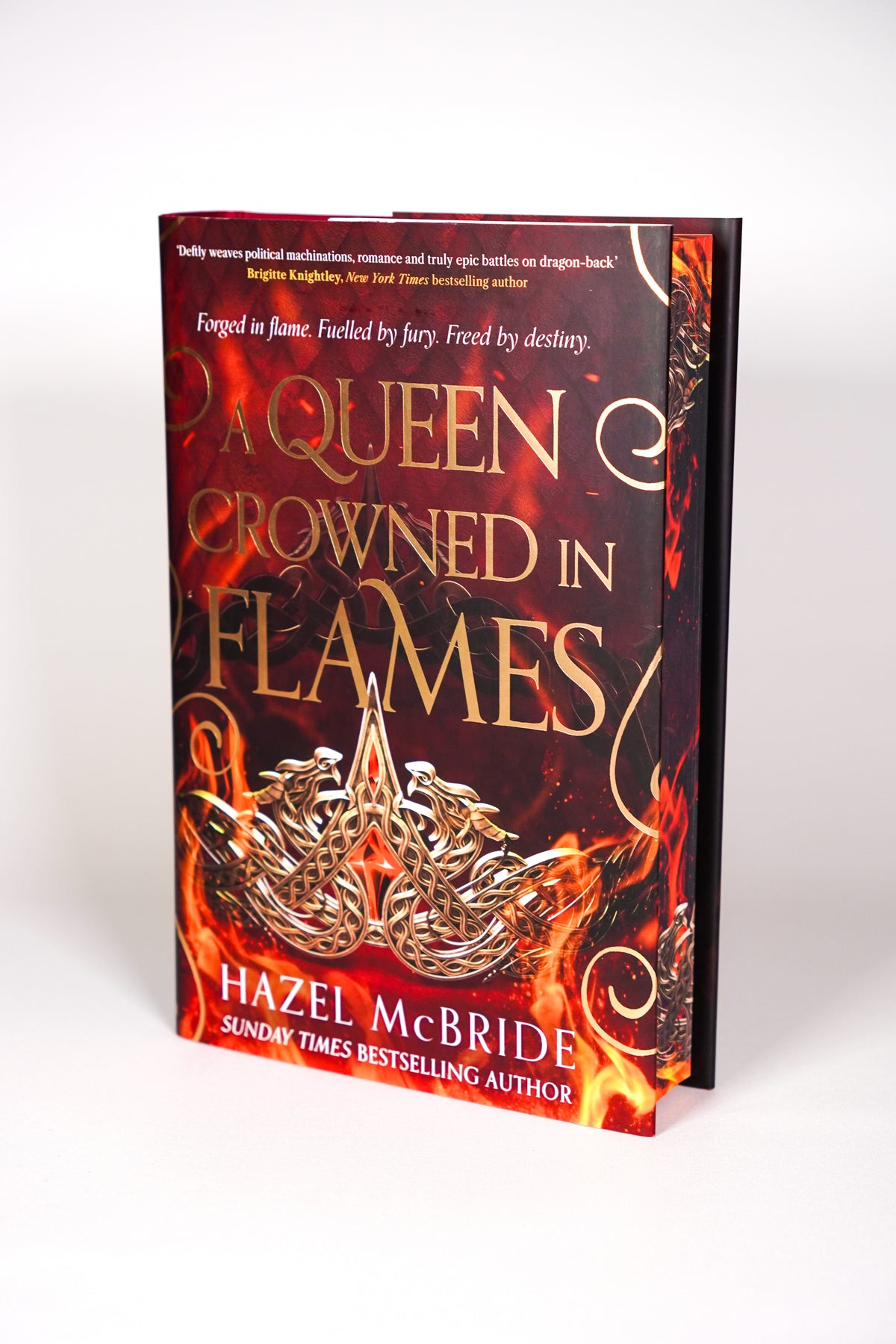 A Queen Crowned in Flames Goldsboro signed and numbered edition front cover