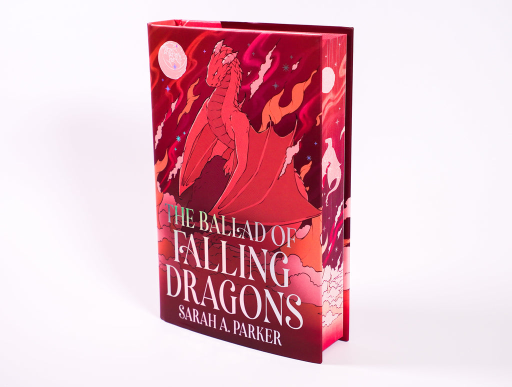 The Ballad of Falling Dragons FairyLoot edition, front jacket and decorated page edges