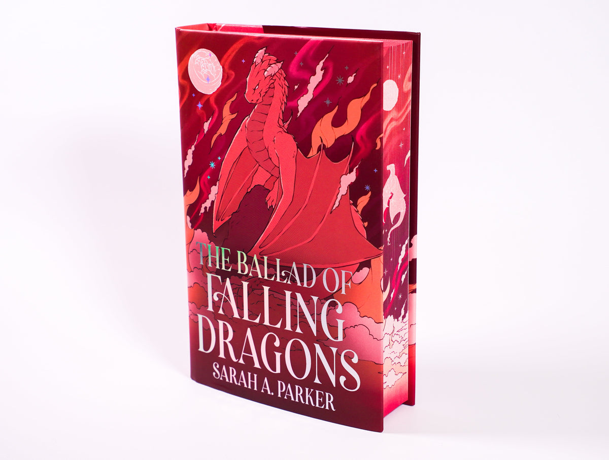 The Ballad of Falling Dragons FairyLoot edition, front jacket and decorated page edges