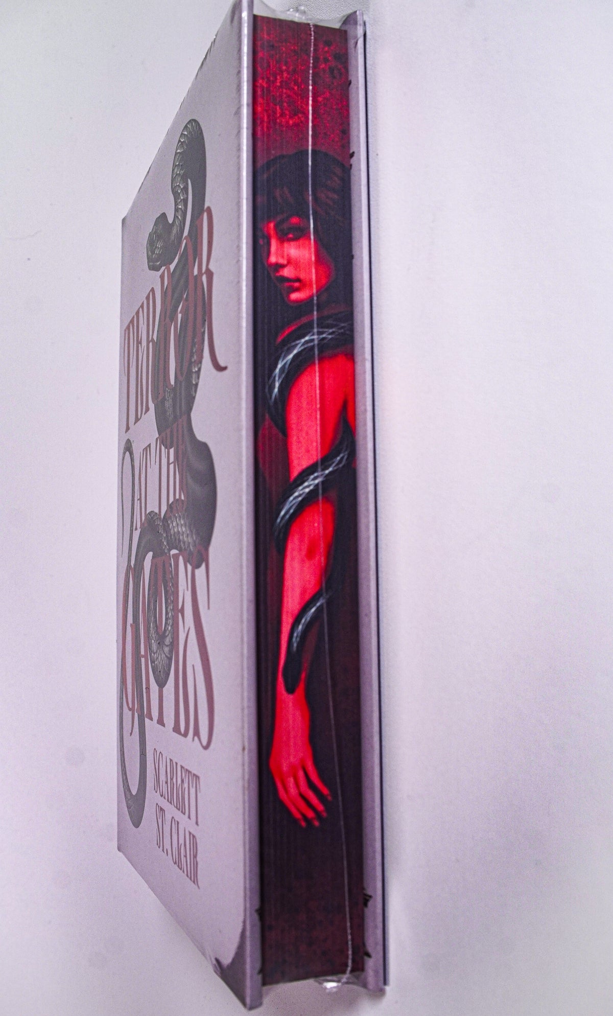 Terror at the Gates by Scarlett St. Clair — illustrated fore-edge, in plastic wrap