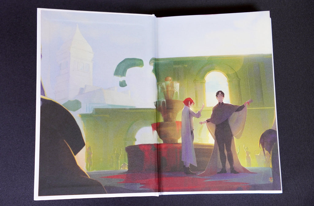 Illustrated endpapers