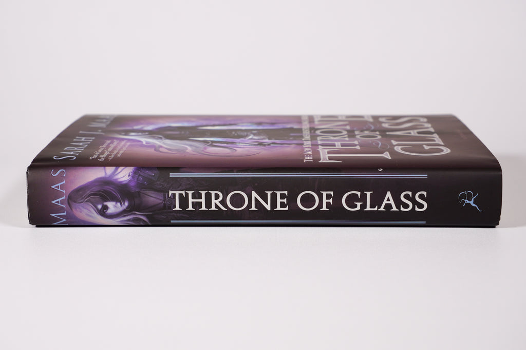 Throne of Glass illustrated dust jacket spine