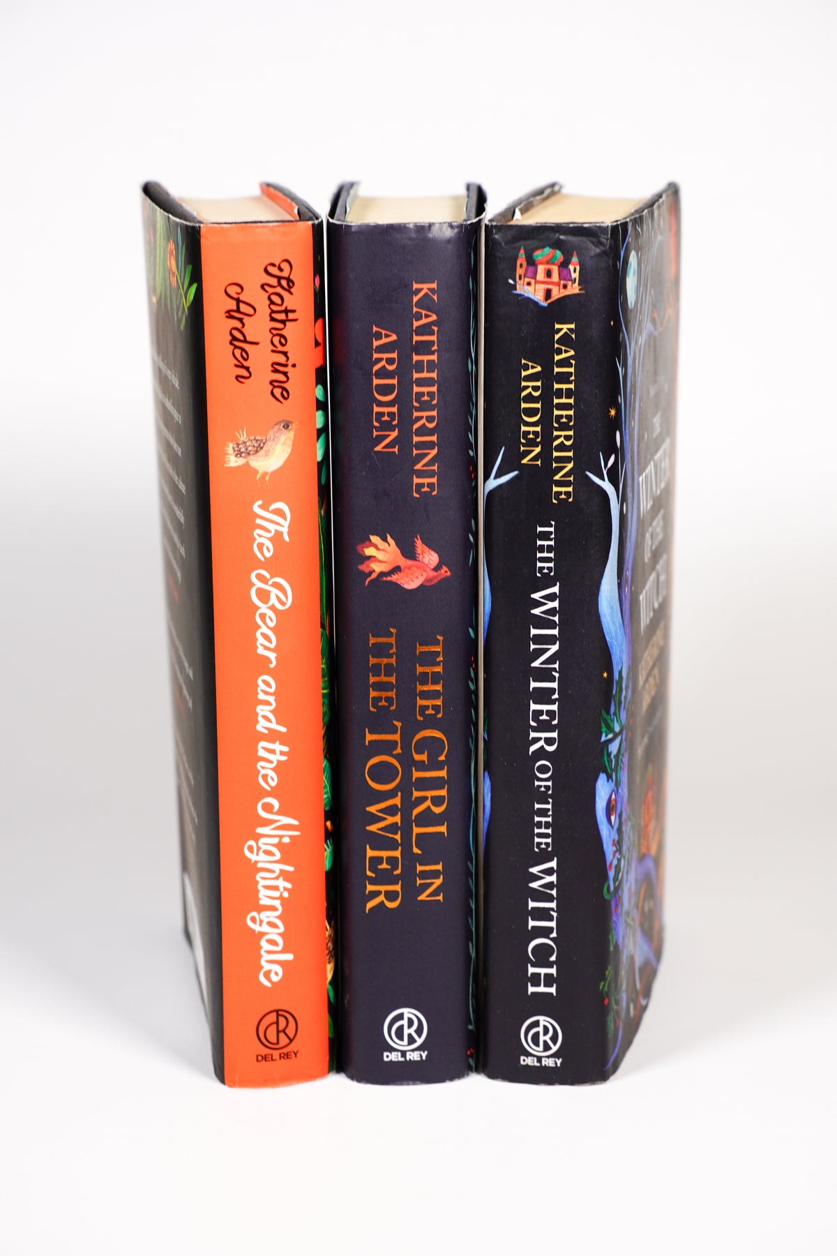 Winternight Trilogy original UK hardcovers, matching spines