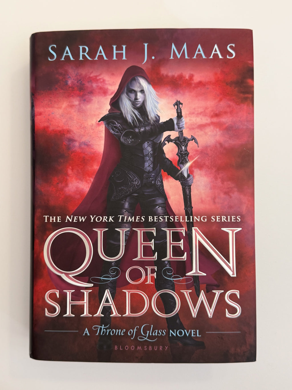 Queen of Shadows original-cover U.S. hardcover front dust jacket