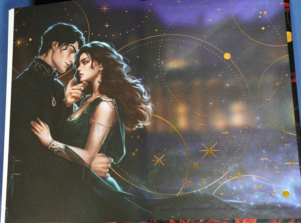 We Who Will Die FairyLoot exclusive illustrated back endpapers