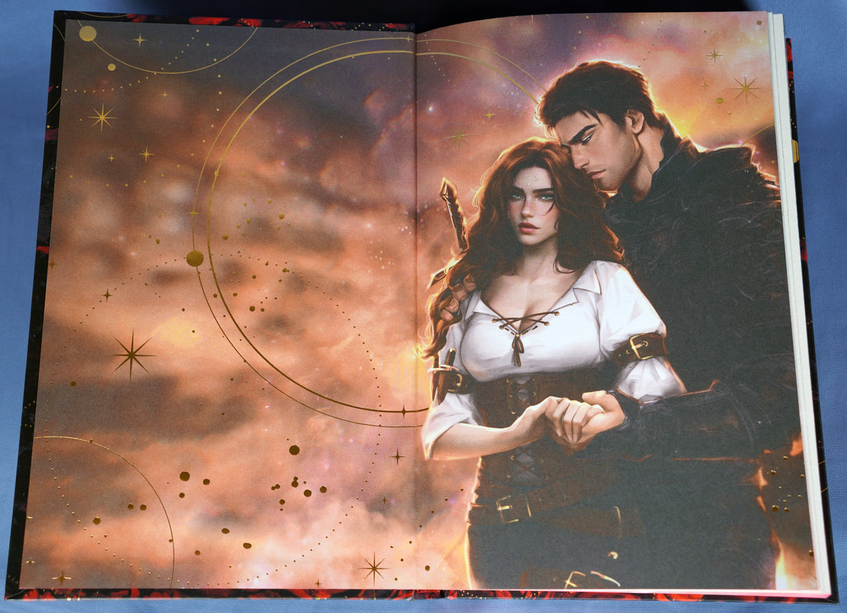 We Who Will Die FairyLoot exclusive illustrated front endpapers