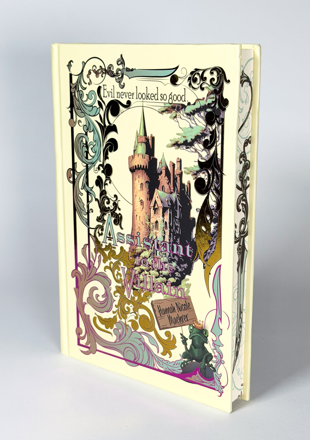 Assistant to the Villain Bookish Box Exclusive Luxe Edition illustrated hardcover front