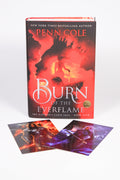 Burn of the Everflame hand-signed hardcover with two double-sided character cards