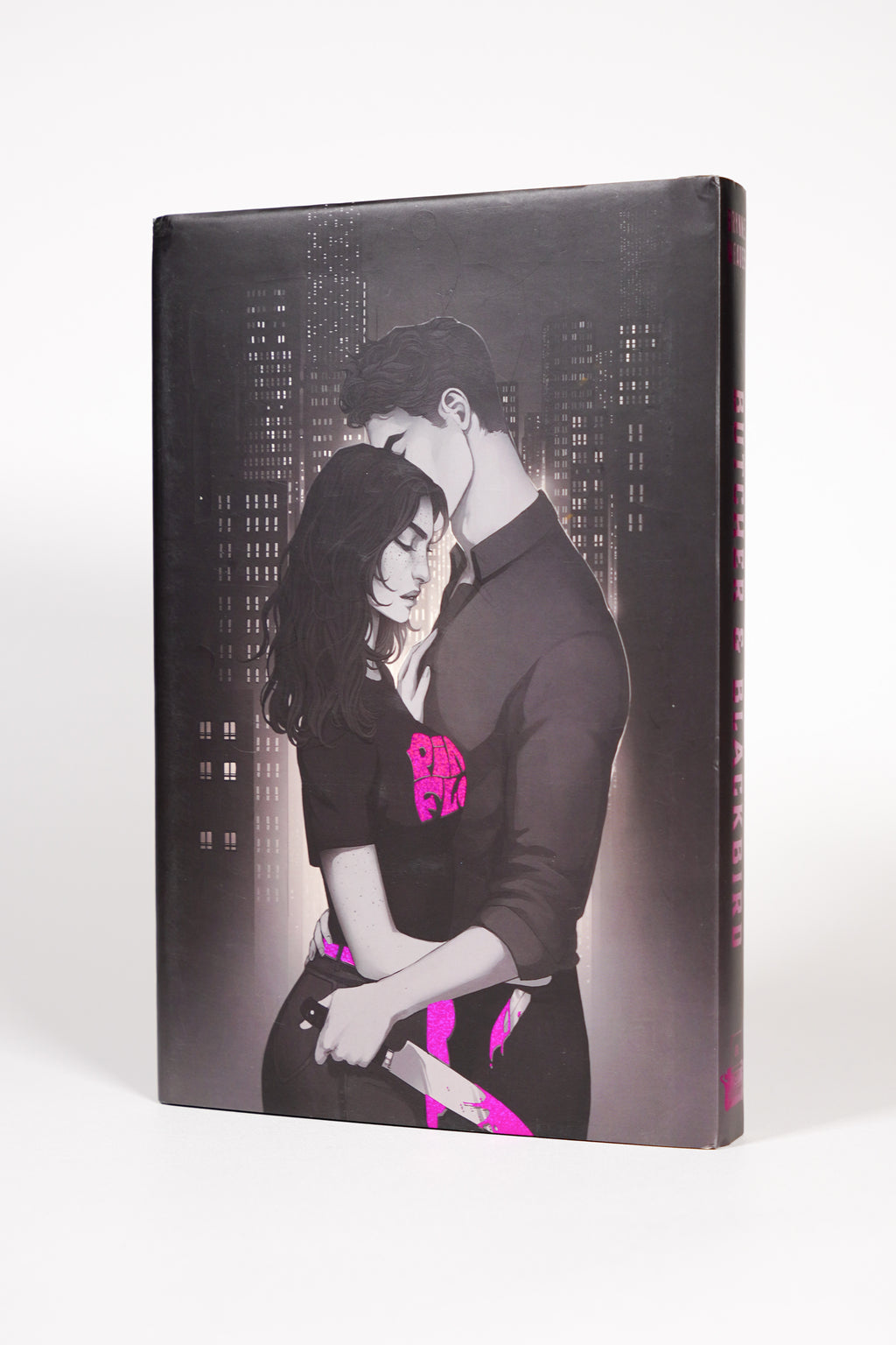 Back cover of the Butcher and Blackbird Bookish Box Darkly exclusive edition