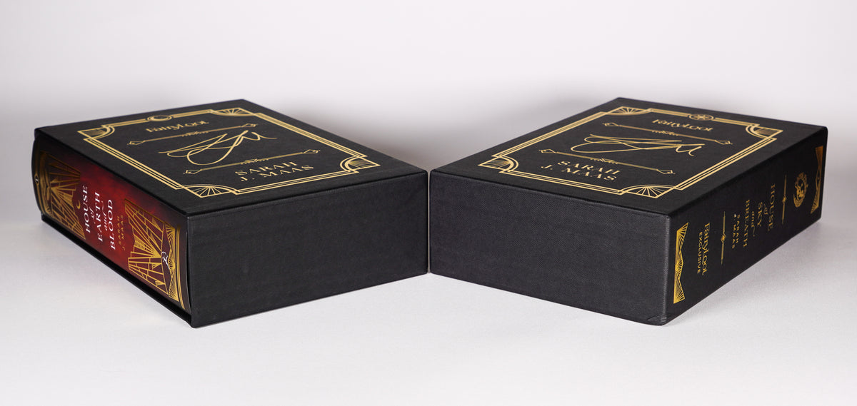 Additional bottom-edge and slipcase condition view of the Crescent City set