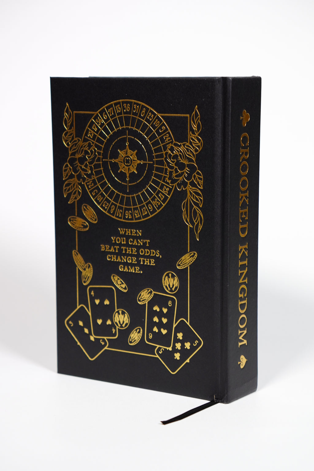 Crooked Kingdom OwlCrate exclusive foiled hardcover back