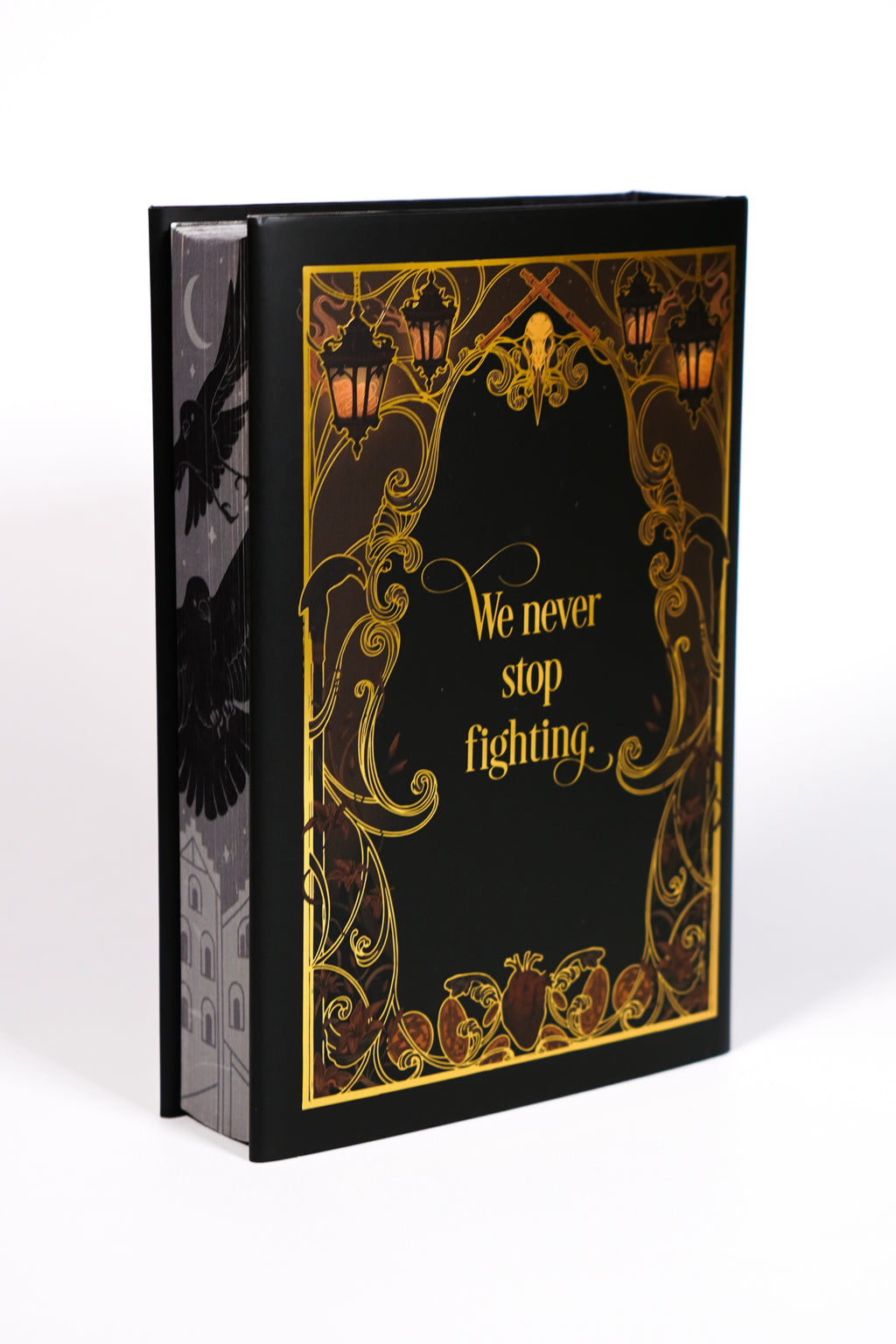 Crooked Kingdom OwlCrate exclusive special edition back cover