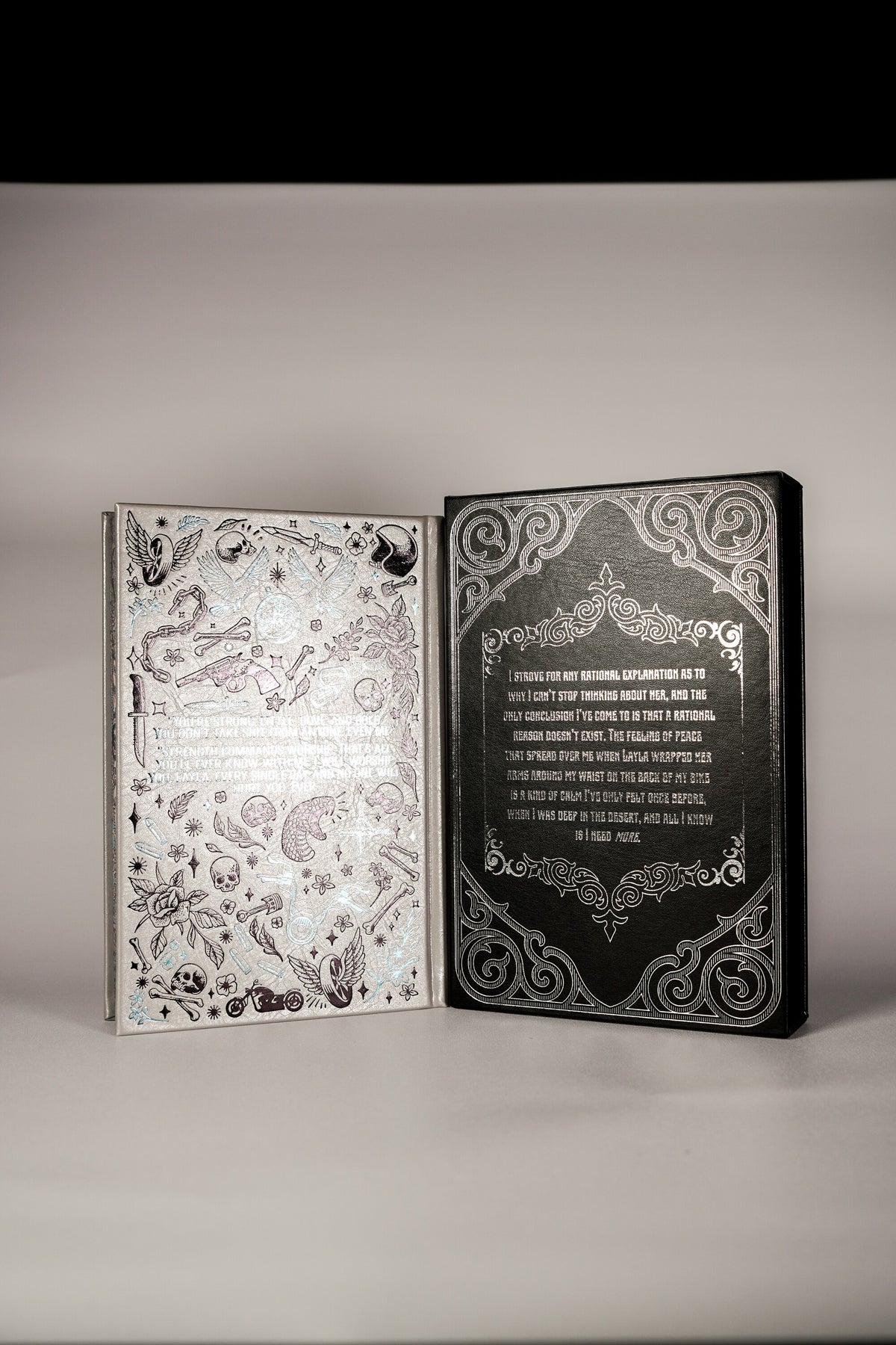 Dove Bookish Box exclusive edition and slipcase, reverse view