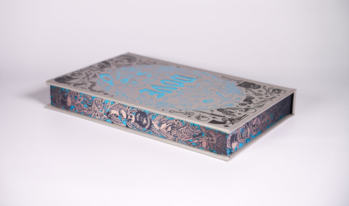 Printed page edges of the Dove Bookish Box exclusive edition