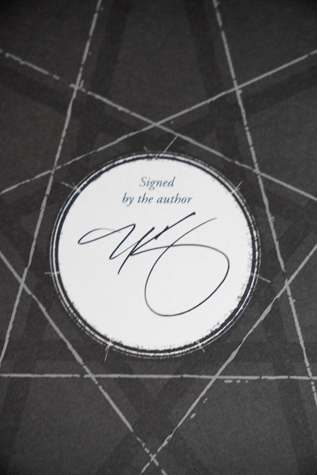 Empire of the Vampire — Illumicrate: author signature page; actual copy