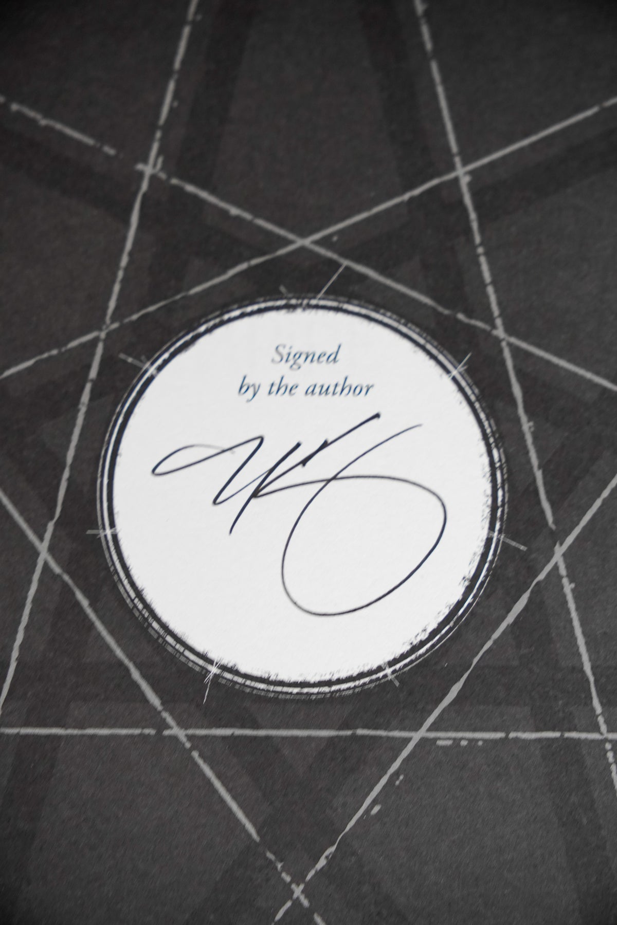 Empire of the Vampire — Illumicrate: author signature page; actual copy