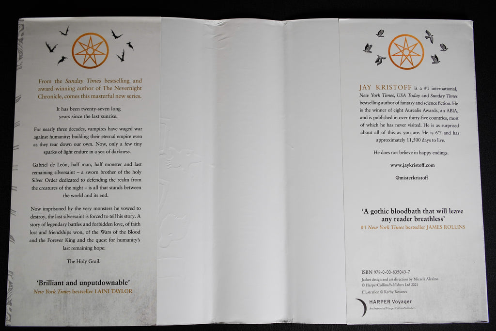 Empire of the Vampire — Illumicrate: inside dust jacket with visible creases and rubbing; actual copy
