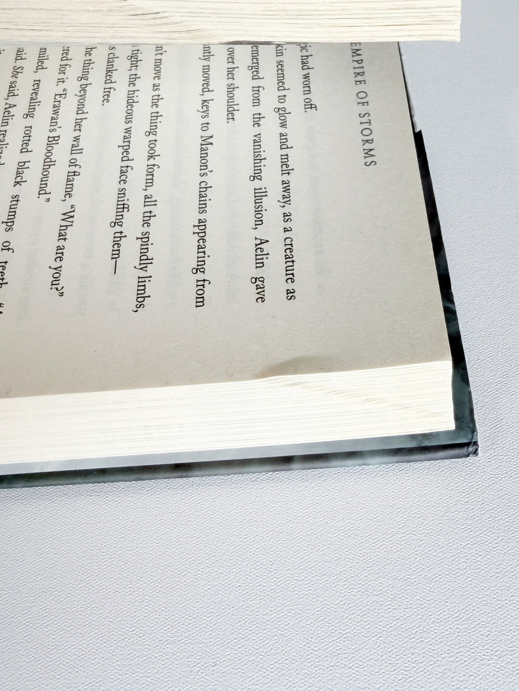Empire of Storms original-cover hardcover photographed condition detail