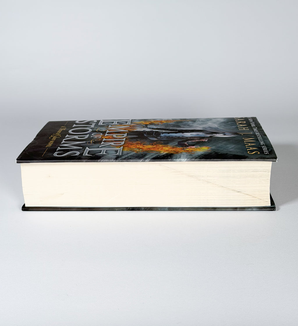 Empire of Storms original-cover hardcover fore-edge and page block