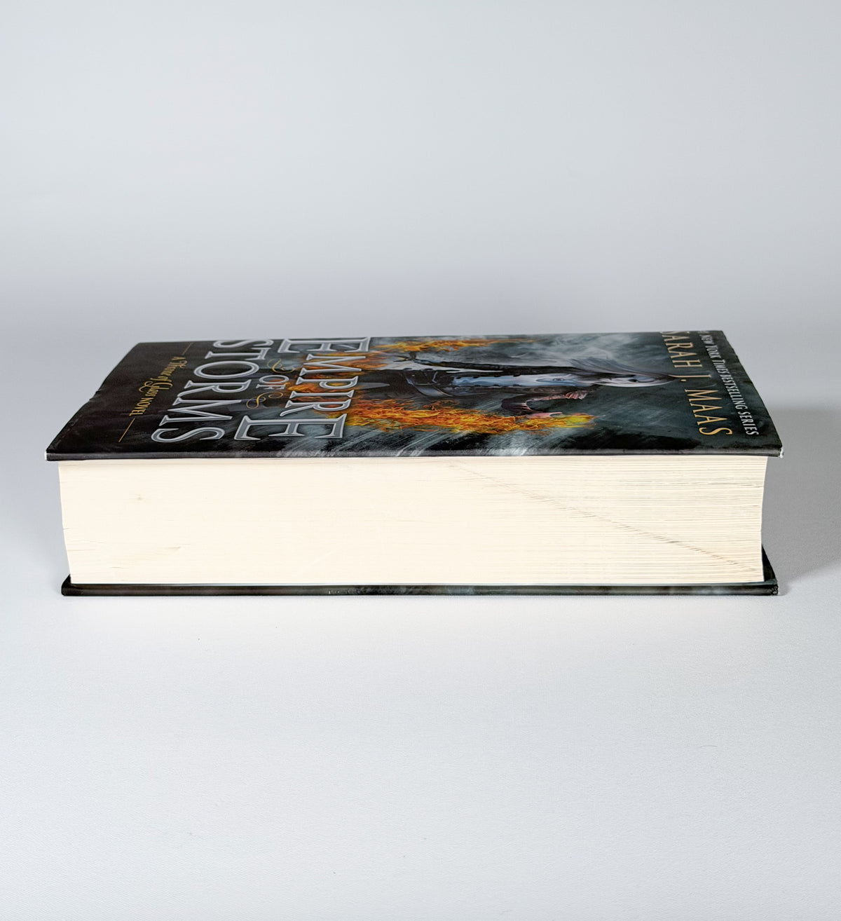 Empire of Storms original-cover hardcover fore-edge and page block