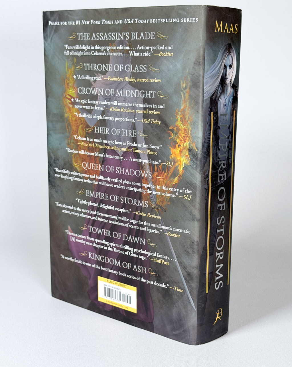 Empire of Storms original-cover hardcover back cover and spine