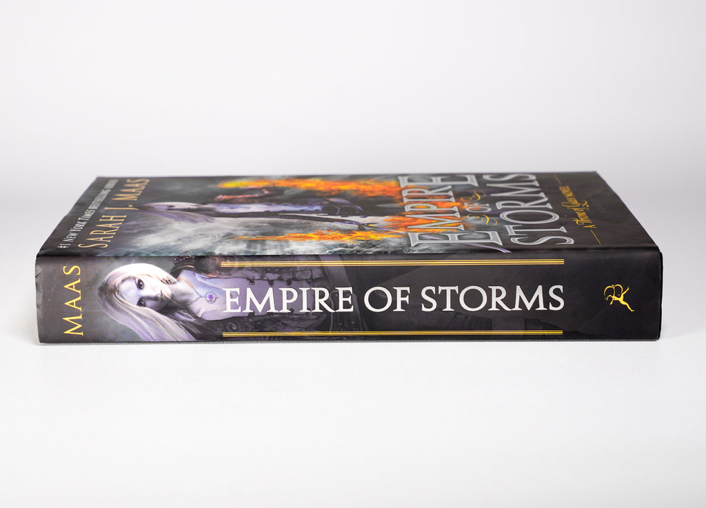 Empire of Storms original-cover unread Near Fine hardcover — horizontal jacket and spine