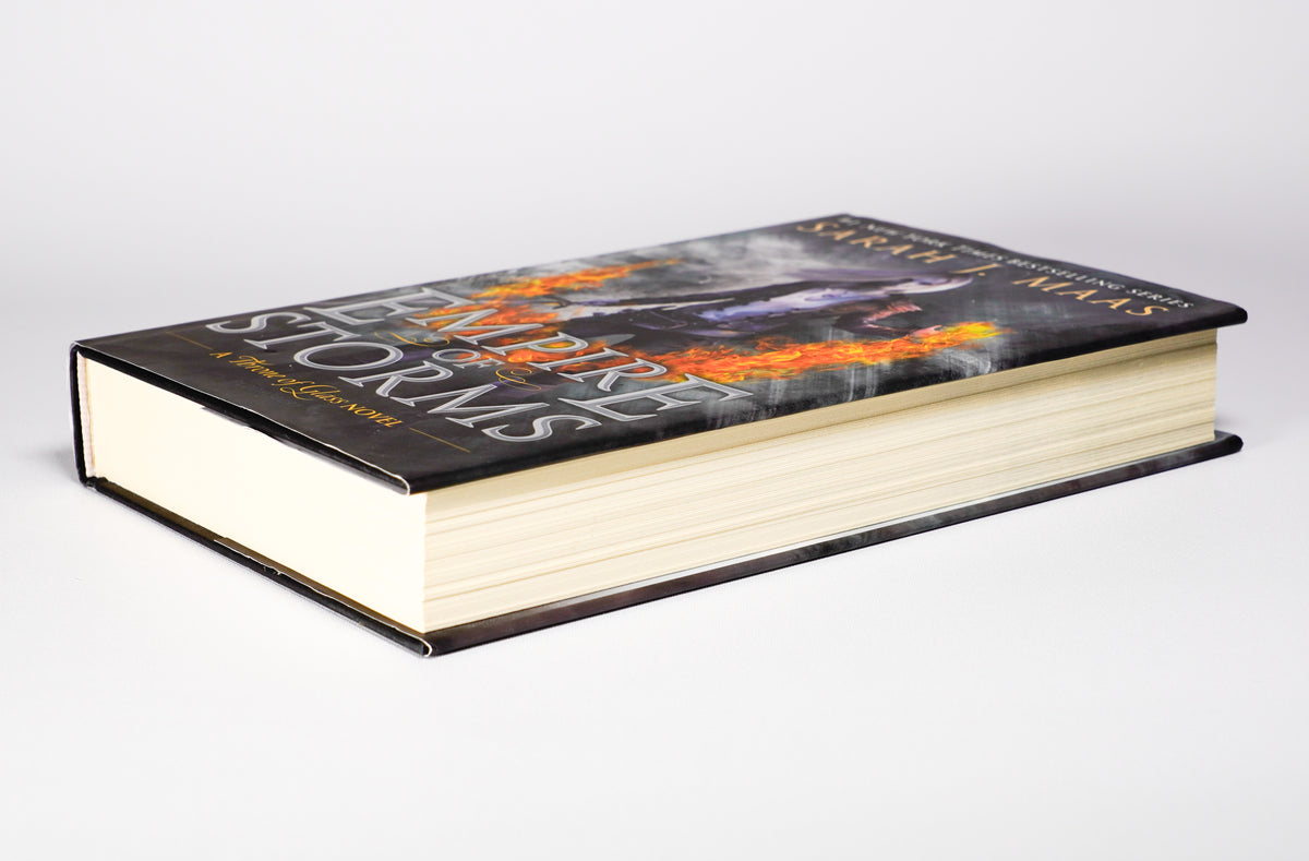 Empire of Storms original-cover unread Near Fine hardcover — page edges and jacket, first angle
