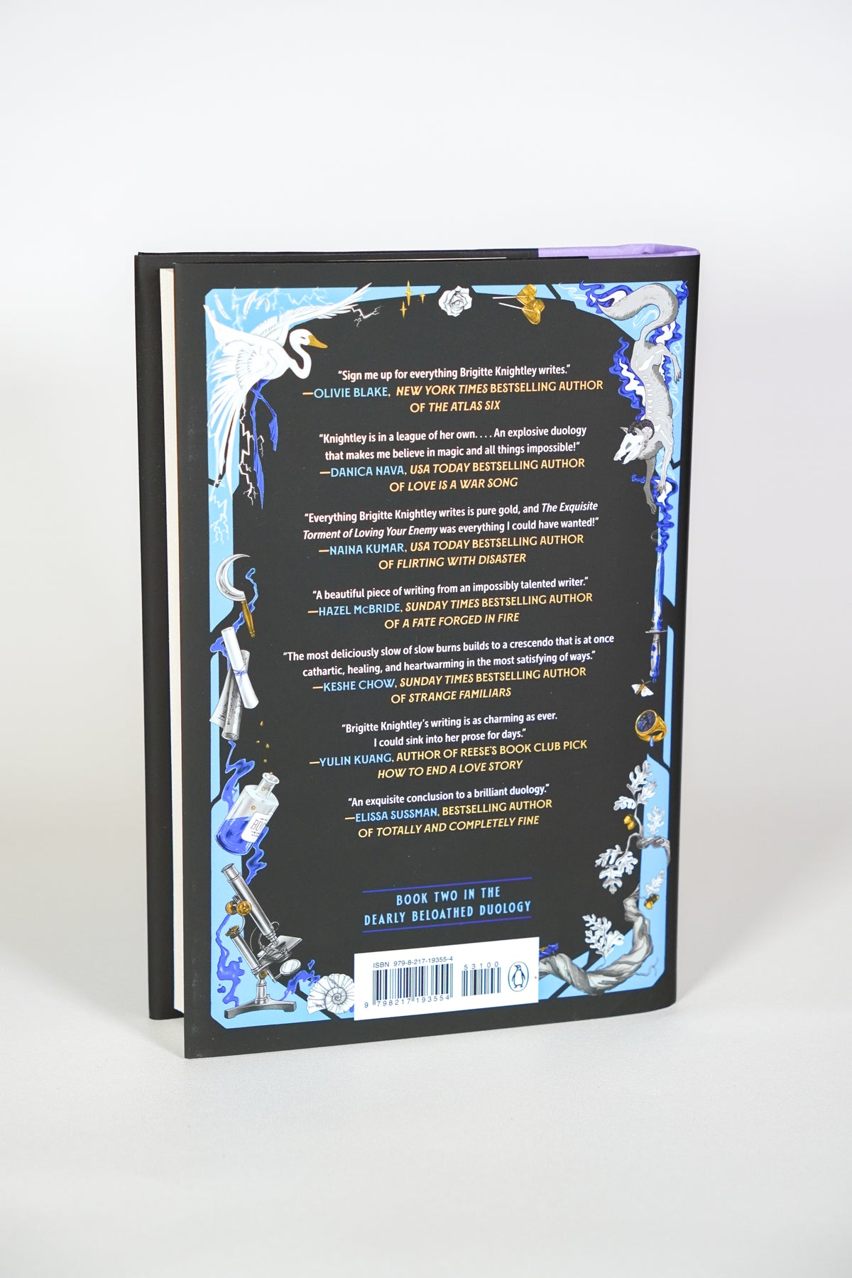 The Exquisite Torment of Loving Your Enemy Barnes & Noble signed exclusive back cover