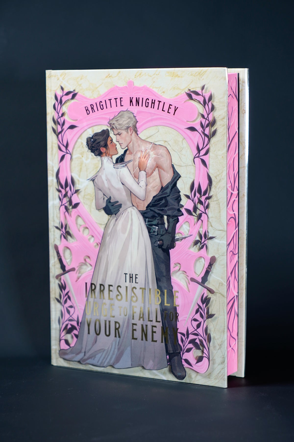 The Irresistible Urge to Fall for Your Enemy Illumicrate exclusive — front cover