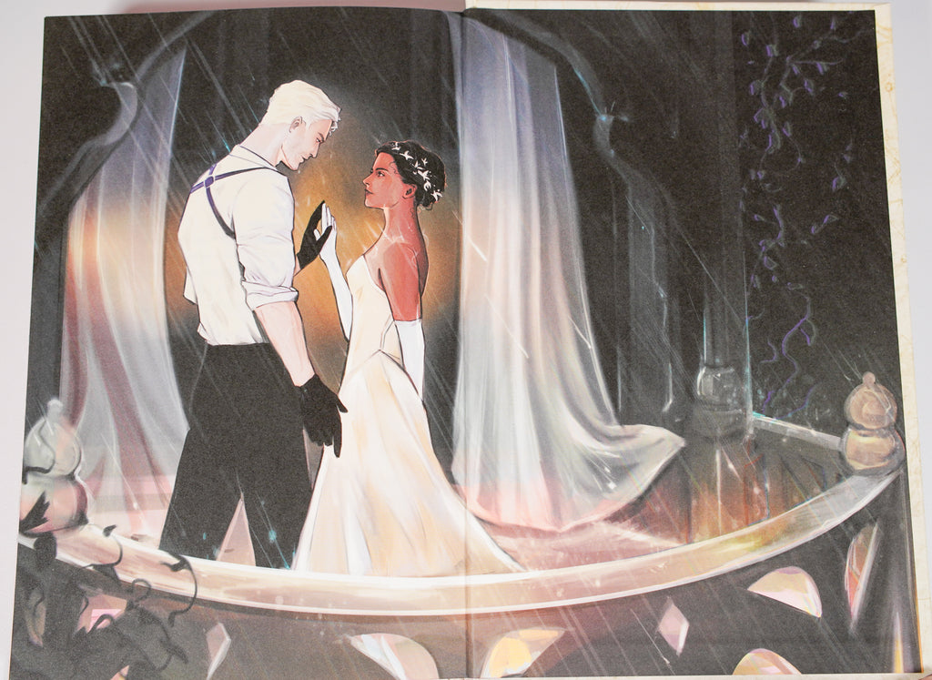 The Irresistible Urge to Fall for Your Enemy — alternate exclusive illustrated endpapers