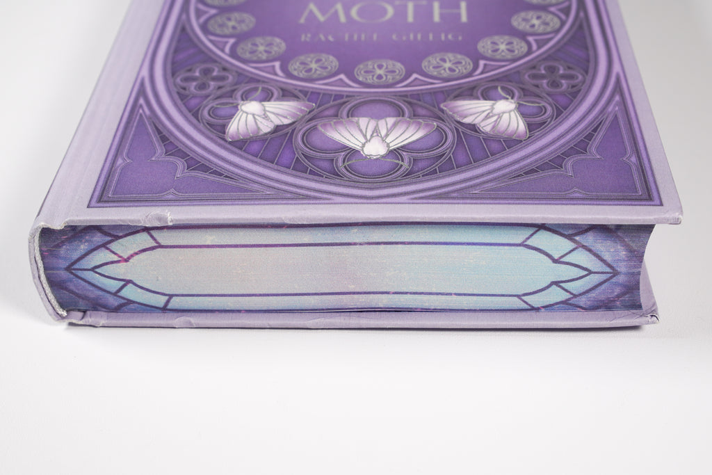 The Knight and the Moth FairyLoot hardcover edge and corner condition detail