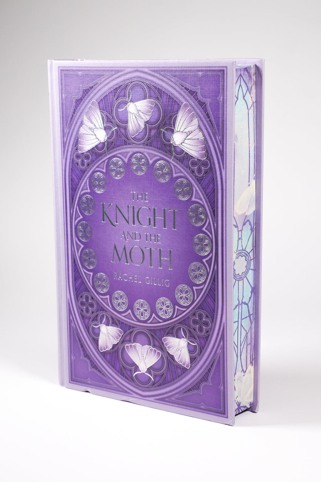 The Knight and the Moth FairyLoot purple foiled front board