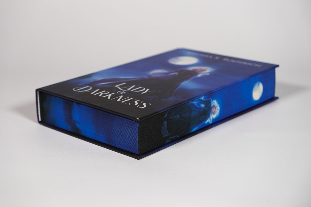 Lady of Darkness Aurora Crate exclusive digitally sprayed page edges