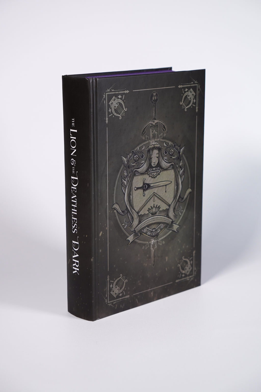 The Lion and the Deathless Dark exclusive printed hardcover front
