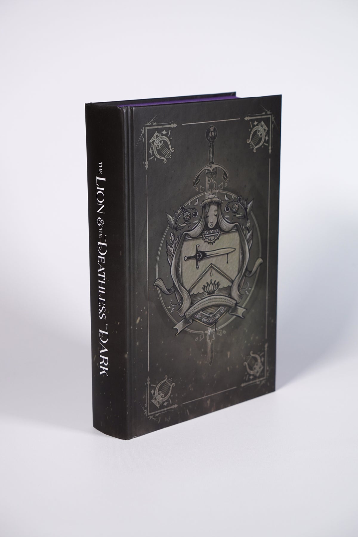 The Lion and the Deathless Dark exclusive printed hardcover front
