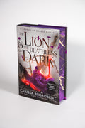 The Lion and the Deathless Dark Waterstones signed exclusive front cover