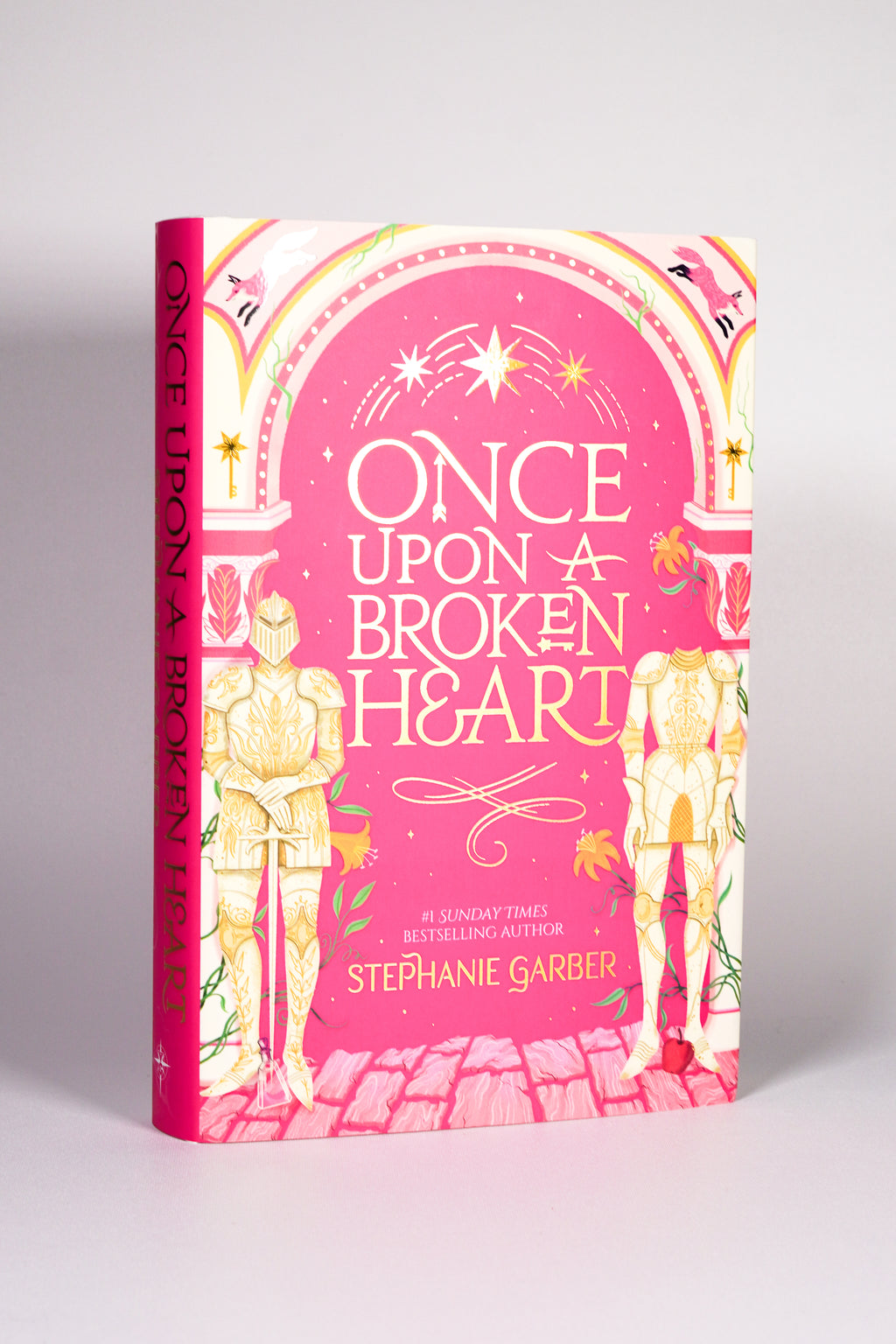 Front of Once Upon a Broken Heart UK Gollancz hardcover by Stephanie Garber