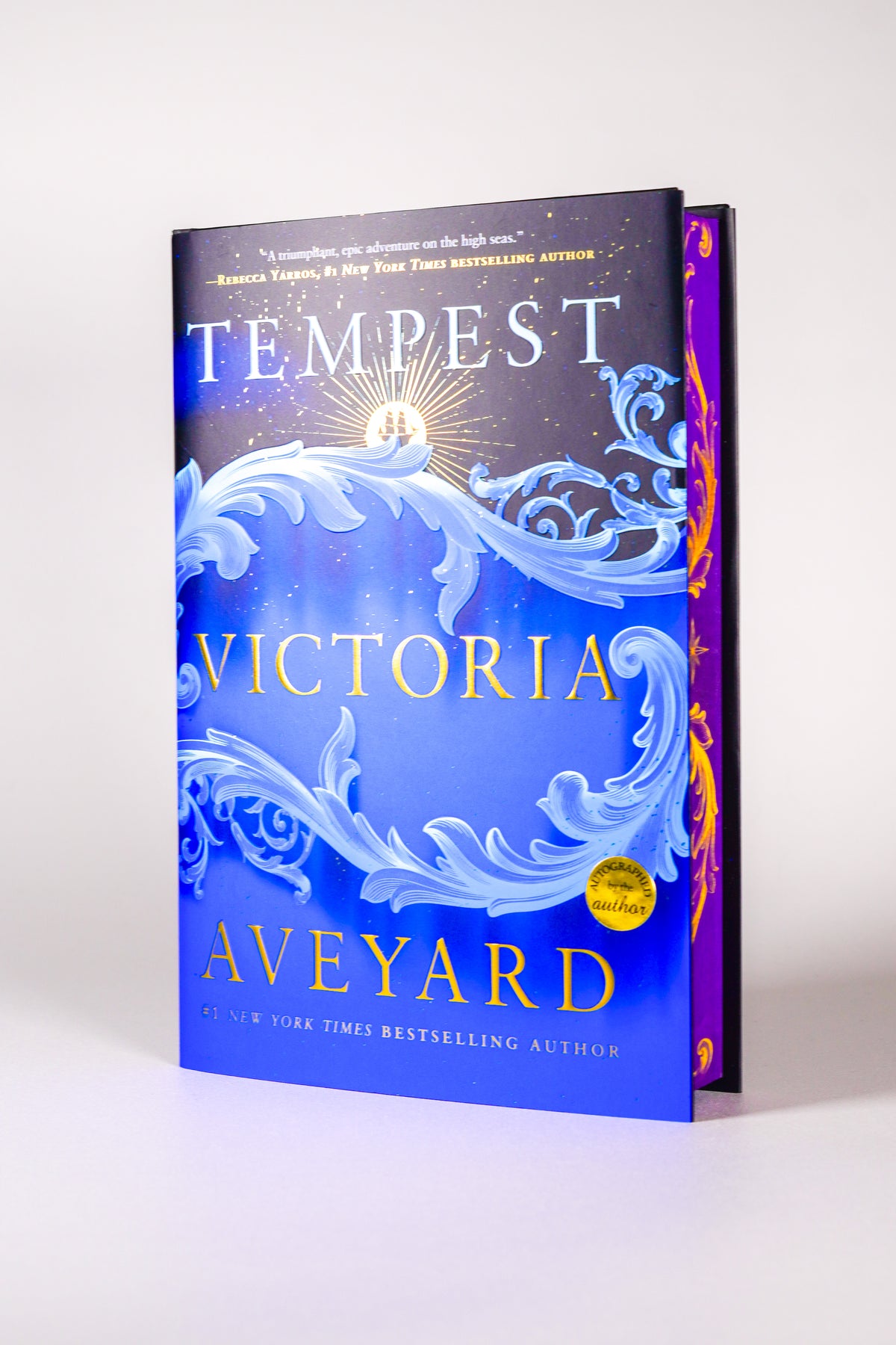 Tempest by Victoria Aveyard deluxe limited edition front cover