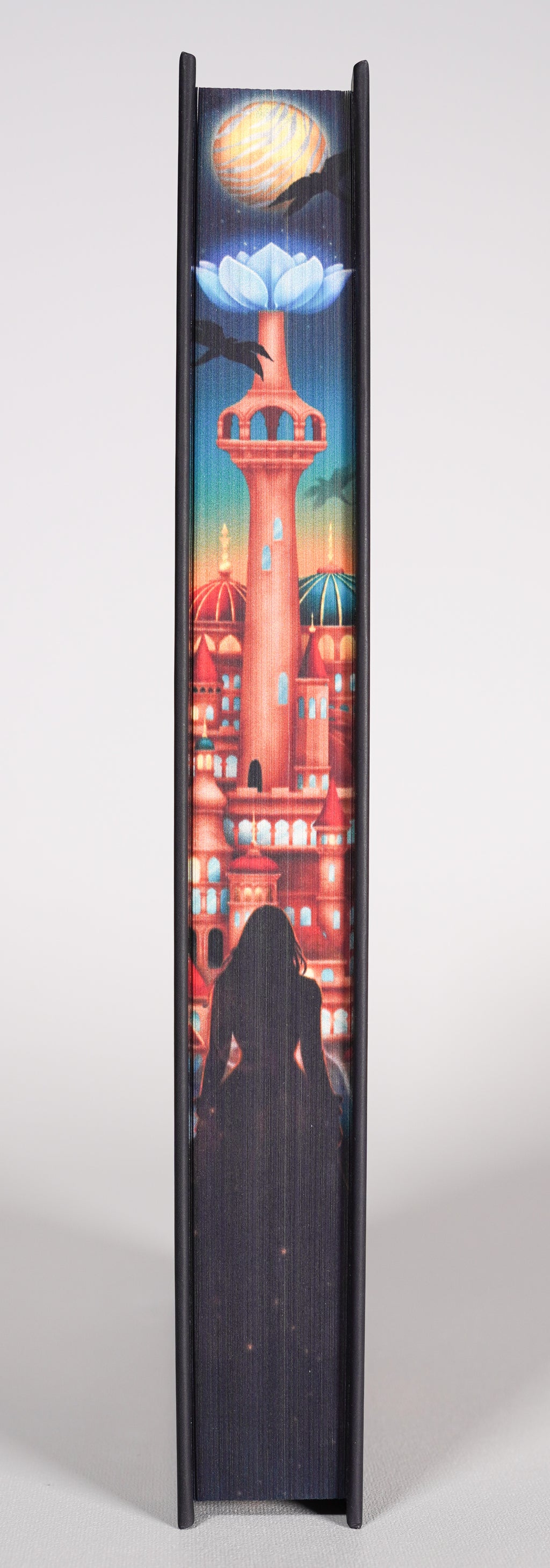 Digitally printed fore edge on This Kingdom Will Not Kill Me special edition