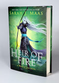 Heir of Fire: original illustrated dust jacket front and fore-edge