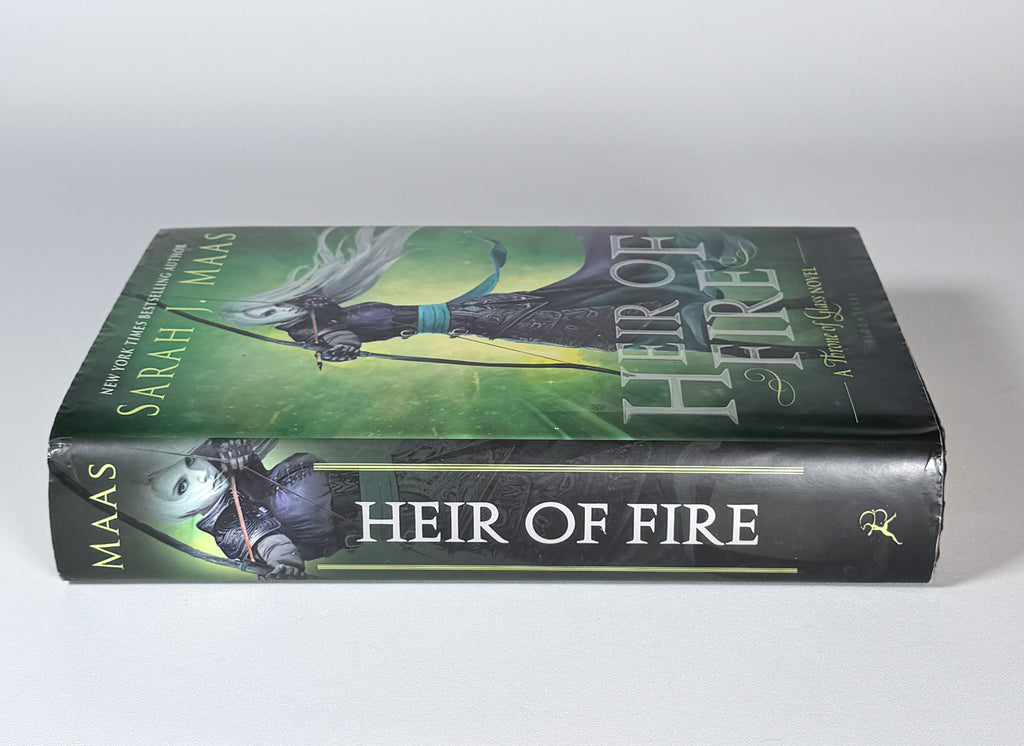 Heir of Fire: dust jacket spine and upper edge