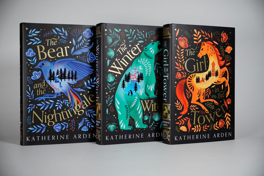 Winternight Trilogy — FairyLoot signed deluxe set: three coordinating illustrated front jackets; actual copy