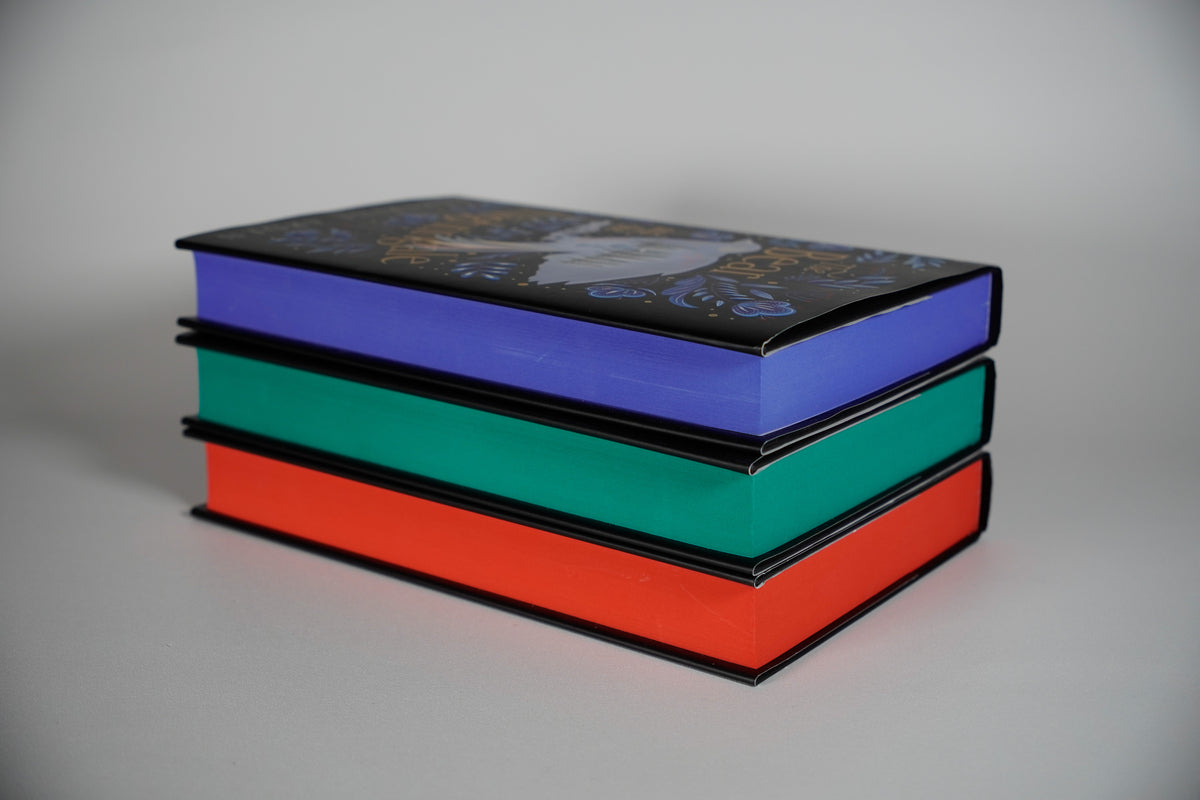 Winternight Trilogy — FairyLoot signed deluxe set: three complementary solid sprayed edges; actual copy